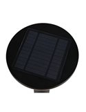 Baliza LED solar GORDA 50cm sensor de movimiento y crepuscular, batería recargable 3,5W 500lm 4000k IP44 