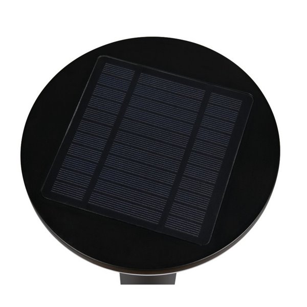 Baliza LED solar GORDA 50cm sensor de movimiento y crepuscular, batería recargable 3,5W 500lm 4000k IP44 