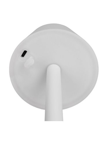 Luminária de mesa LED VIDAL, recarregável e regulável 1,5W 150lm, 3000K IP44