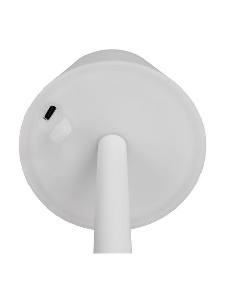 Luminária de mesa LED VIDAL, recarregável e regulável 1,5W 150lm, 3000K IP44