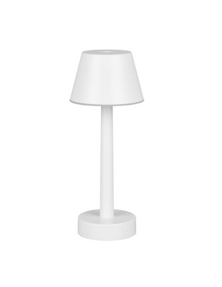 Lámpara de sobremesa LED VIDAL, recargable y regulable 1,5W 150lm, 3000K IP44