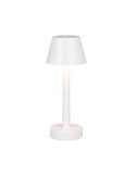 Lámpara de sobremesa LED VIDAL, recargable y regulable 1,5W 150lm, 3000K IP44
