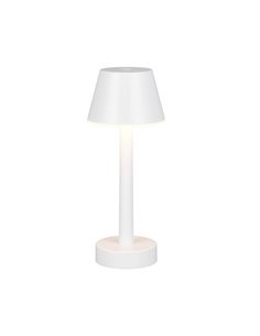 Lámpara de sobremesa LED VIDAL, recargable y regulable 1,5W 150lm, 3000K IP44
