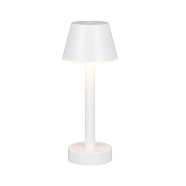 Lámpara de sobremesa LED VIDAL, recargable y regulable 1,5W 150lm, 3000K IP44