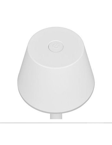 Luminária de mesa LED VIDAL, recarregável e regulável 1,5W 150lm, 3000K IP44
