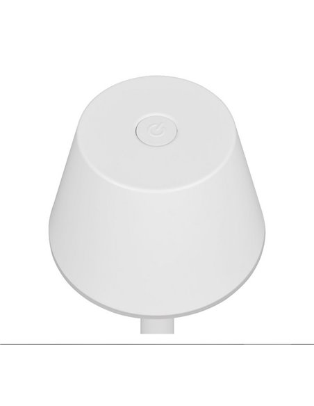 Lámpara de sobremesa LED VIDAL, recargable y regulable 1,5W 150lm, 3000K IP44