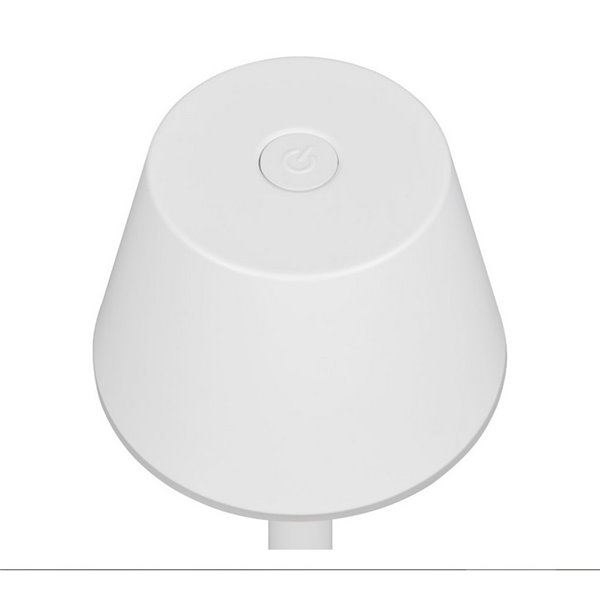 Lámpara de sobremesa LED VIDAL, recargable y regulable 1,5W 150lm, 3000K IP44