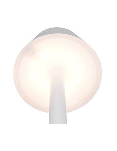 Lámpara de sobremesa LED VIDAL, recargable y regulable 1,5W 150lm, 3000K IP44