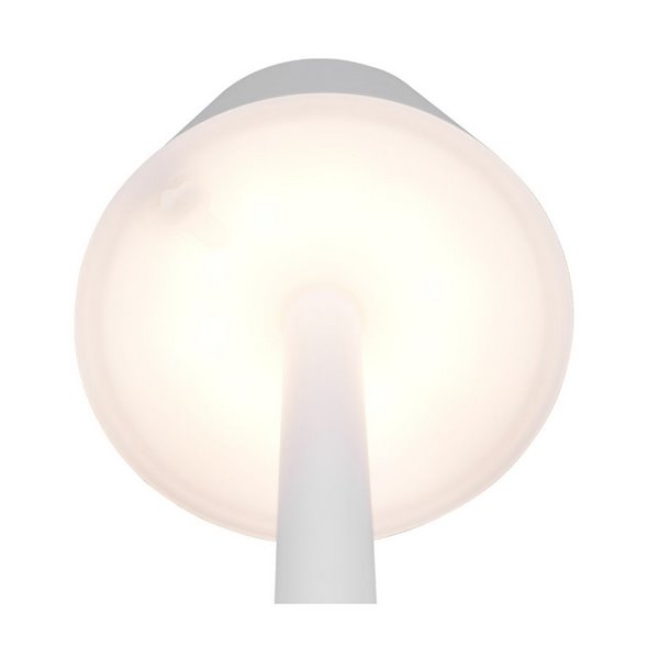 Lámpara de sobremesa LED VIDAL, recargable y regulable 1,5W 150lm, 3000K IP44