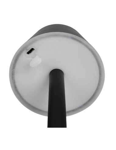 Luminária de mesa LED VIDAL, recarregável e regulável 1,5W 150lm, 3000K IP44