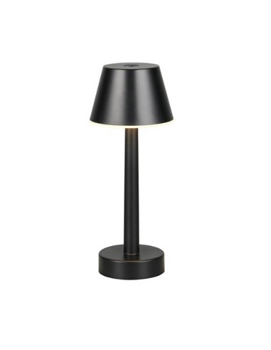 Lámpara de sobremesa LED VIDAL, recargable y regulable 1,5W 150lm, 3000K IP44