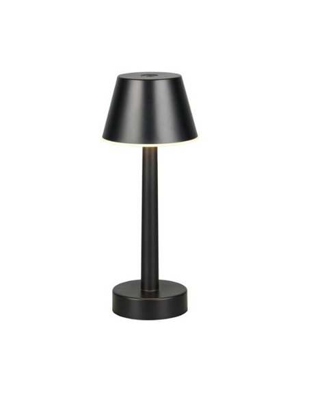 Lámpara de sobremesa LED VIDAL, recargable y regulable 1,5W 150lm, 3000K IP44