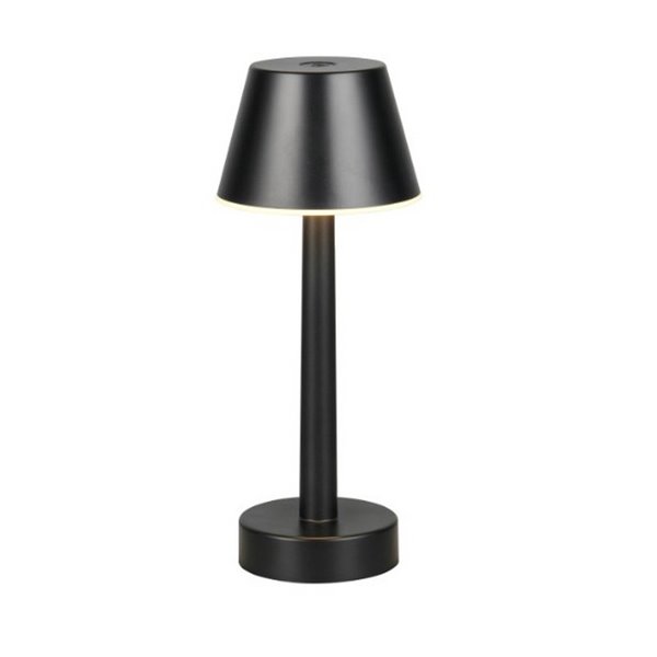 Luminária de mesa LED VIDAL, recarregável e regulável 1,5W 150lm, 3000K IP44