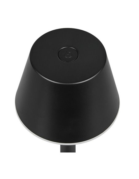 Lampe de table LED VIDAL, rechargeable et dimmable 1,5W 150lm, 3000K IP44