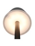 Lampe de table LED VIDAL, rechargeable et dimmable 1,5W 150lm, 3000K IP44