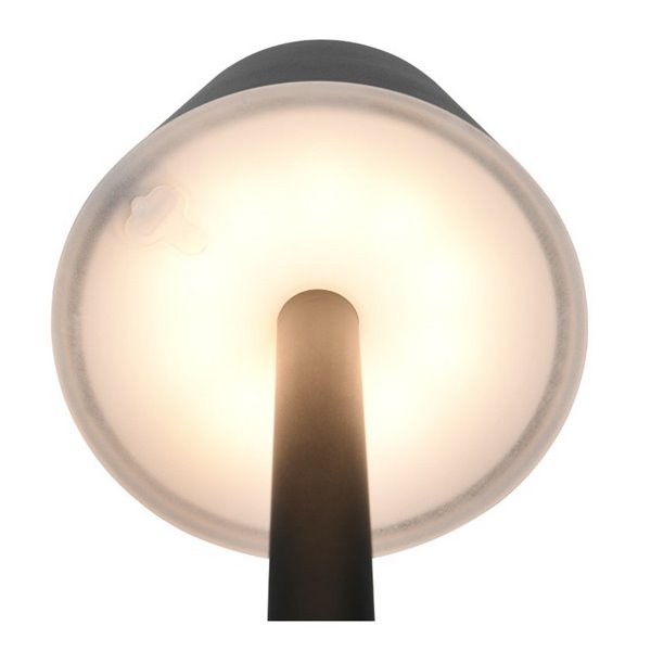 Lampe de table LED VIDAL, rechargeable et dimmable 1,5W 150lm, 3000K IP44
