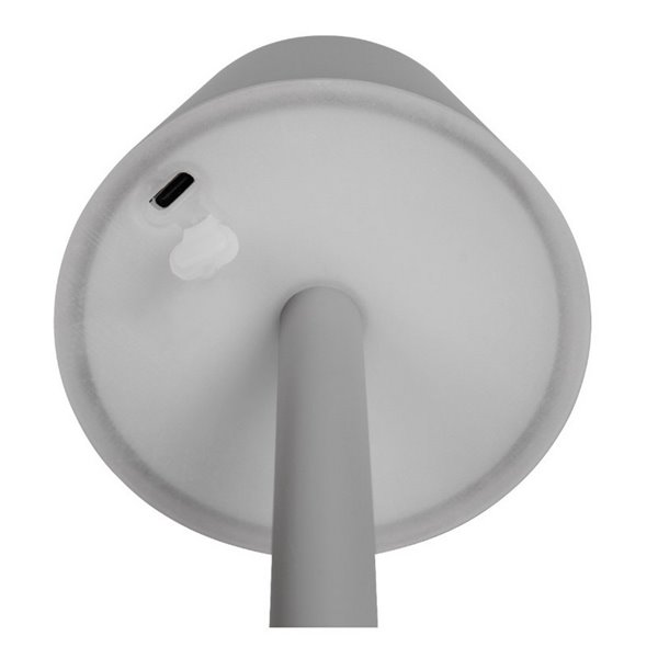 Lámpara de sobremesa LED VIDAL, recargable y regulable 1,5W 150lm, 3000K IP44