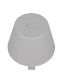 Lámpara de sobremesa LED VIDAL, recargable y regulable 1,5W 150lm, 3000K IP44