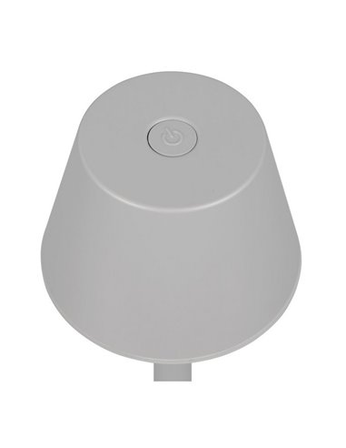 Luminária de mesa LED VIDAL, recarregável e regulável 1,5W 150lm, 3000K IP44