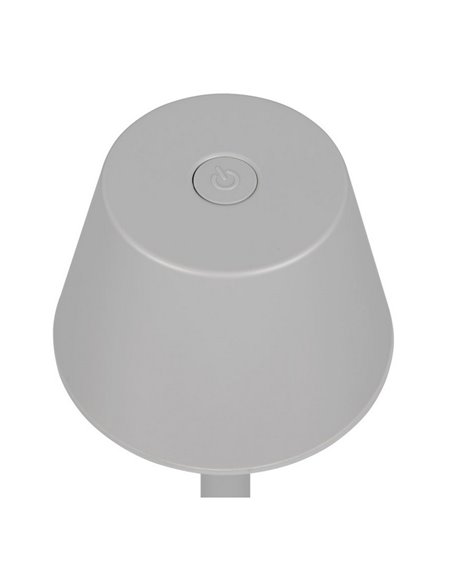 Luminária de mesa LED VIDAL, recarregável e regulável 1,5W 150lm, 3000K IP44
