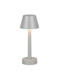 Luminária de mesa LED VIDAL, recarregável e regulável 1,5W 150lm, 3000K IP44