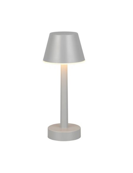 Luminária de mesa LED VIDAL, recarregável e regulável 1,5W 150lm, 3000K IP44