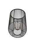 Lámpara LED sobremesa solar para exterior 51cm MINEROS luz efecto llama, sensor oscuridad IP44
