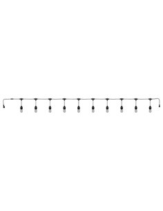 Guirnalda para exterior 6 metros CHAIN bombillas incl. 10x E27, 1W 10x 80lm, 3000K IP44 2