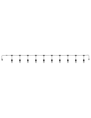 Guirnalda para exterior 6 metros CHAIN bombillas incl. 10x E27, 1W 10x 80lm, 3000K IP44