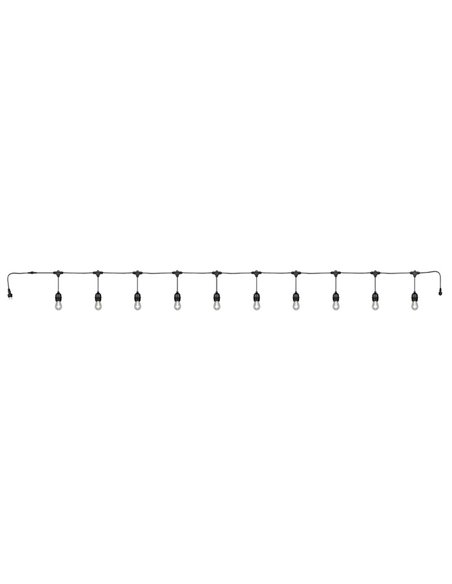 Guirnalda para exterior 6 metros CHAIN bombillas incl. 10x E27, 1W 10x 80lm, 3000K IP44