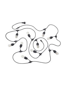 Guirnalda para exterior 6 metros CHAIN bombillas incl. 10x E27, 1W 10x 80lm, 3000K IP44
