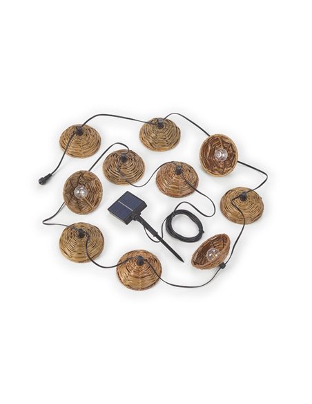 Guirnalda de luces para exterior MOOD 10 bombillas incl. 10x E12, 0,5W 10x 30lm, 2700K IP44