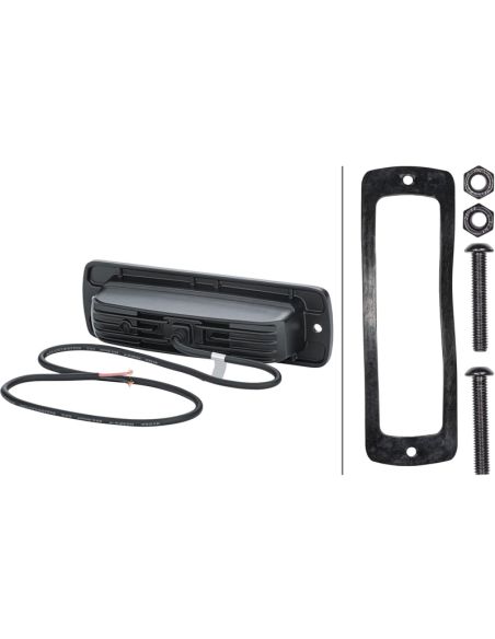 Barra LED rectangular empotrabale de trabajo Black Magic Cube 6,2" 12V/24V 2.000Lm 30W 1 Unds. con cable Hella 1FB 358 176-221