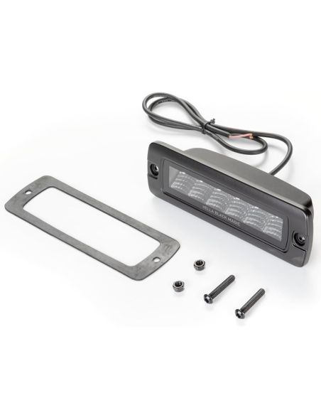 Barra LED rectangular empotrabale de trabajo Black Magic Cube 6,2" 12V/24V 2.000Lm 30W 1 Unds. con cable Hella 1FB 358 176-221