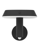 Aplique solar LED con sensor de movimiento DREOLI, extrerior 8,5W 3000K, IP44