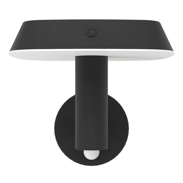 Aplique solar LED con sensor de movimiento DREOLI, extrerior 8,5W 3000K, IP44