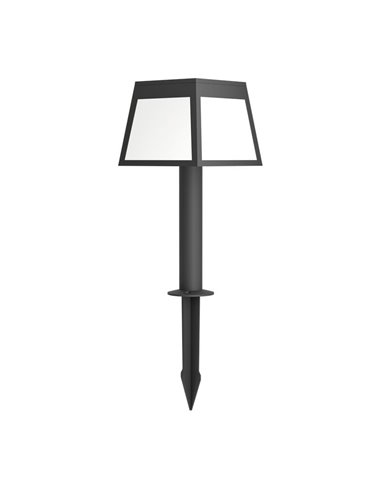 Baliza solar LED con sensor de movimeinto y pico ALTILIA, 7,5w 790LM 3000K,IP44