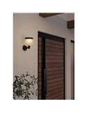 Aplique solar LED cilíndrico con sensor de movimiento PANTETE, 7,5W 790LM 3000K, IP44