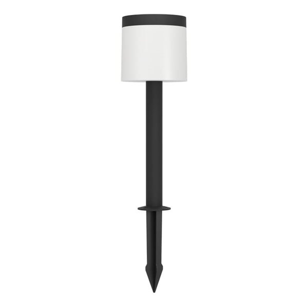 Baliza LED solar corta con pico al suelo y sensor de movimiento PANTETE, cilíndrico 7,5W 830LM 3000K, IP44