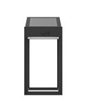 Aplique LED solar rectangular con sensor de movimiento SUZZARA, minimalista, 6,5W 800LM 4000K, IP44