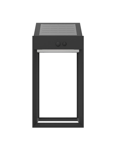 Aplique LED solar rectangular con sensor de movimiento SUZZARA, minimalista, 6,5W 800LM 4000K, IP44