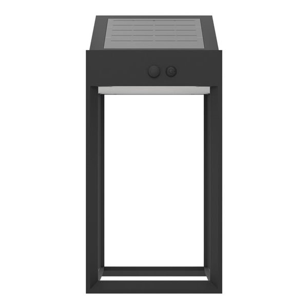 Aplique LED solar rectangular con sensor de movimiento SUZZARA, minimalista, 6,5W 800LM 4000K, IP44