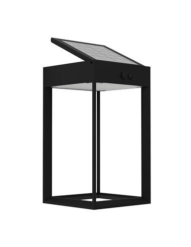 Aplique LED solar rectangular con sensor de movimiento SUZZARA, minimalista, 6,5W 800LM 4000K, IP44