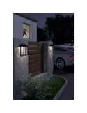 Applique murale solaire rectangulaire à LED SUZZARA avec détecteur de mouvement, minimaliste, 6,5 W, 800 lm, 4 000 K, IP44