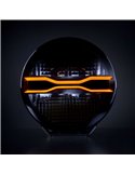 Faro delantero LED DRAGON DRIVE 9" FOR9T, blanco y ambar, 6500K, 9300Lm, alcance 586m, IP67