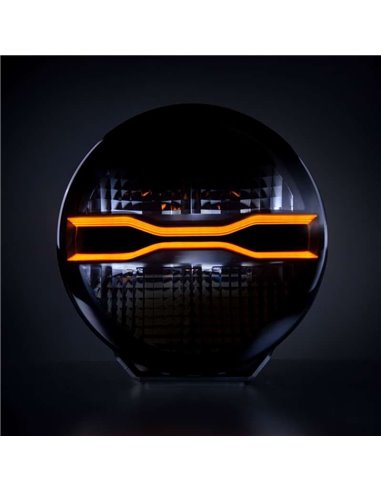 Faro delantero LED DRAGON DRIVE 9" FOR9T, blanco y ambar, 6500K, 9300Lm, alcance 586m, IP67