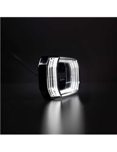 Luz de posición LED blanca FOR9T SCALE, diseño lineal innovador, 3,5W, 6000K, cable, 116,5x54x22 mm 2