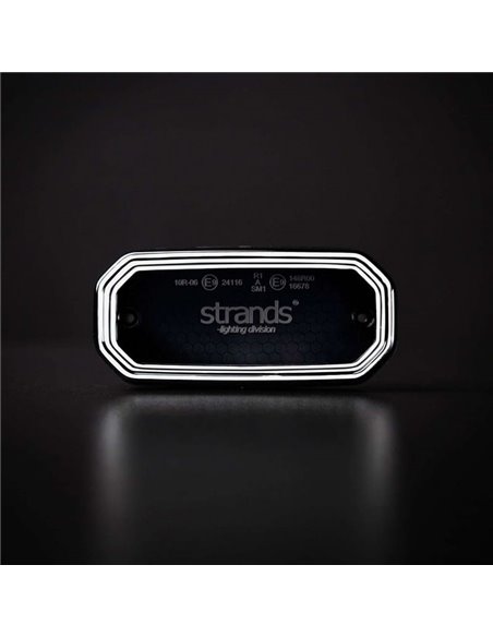 Luz de posição LED branca FOR9T SCALE, design linear inovador, 3,5 W, 6000 K, cabo, 116,5 x 54 x 22 mm