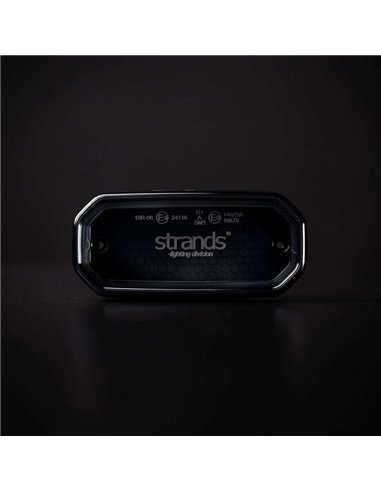 Luz de posição LED branca FOR9T SCALE, design linear inovador, 3,5 W, 6000 K, cabo, 116,5 x 54 x 22 mm