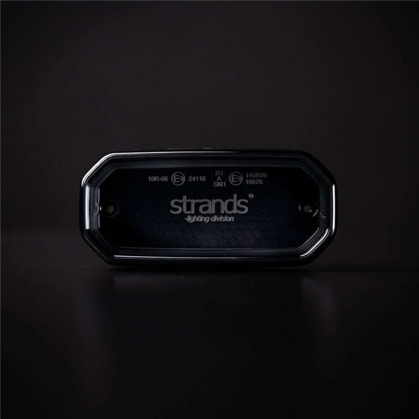 Feu de position LED blanc FOR9T SCALE, design linéaire innovant, 3,5 W, 6 000 K, câble, 116,5 x 54 x 22 mm